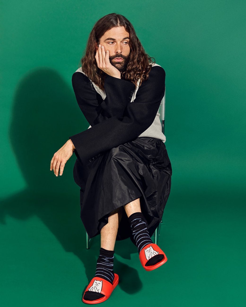 Ник ван иде. Jonathan van Ness. Джонатан Ван нес на шоу.